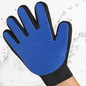 Waterproof Pet Hair Remover Glove for Bathing and Deshedding Dogs Cats