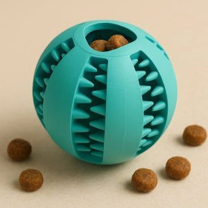 28 Interactive Rubber Treat Dispensing Ball for Dog Mental Stimulation